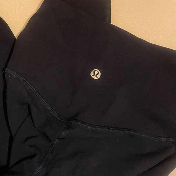 lululemon athletica navy blue Align Leggings soft only worn a few times size 0 - Picture 3 of 4